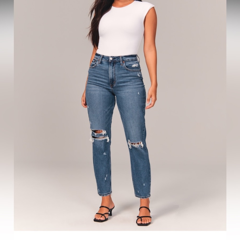 Abercrombie The Mom Jean High Rise 29R